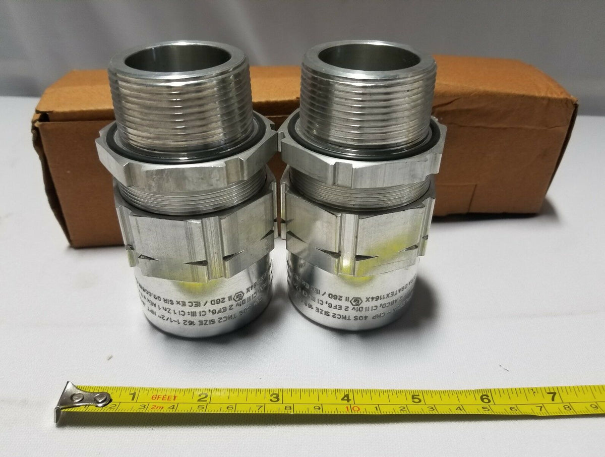 Lot of 2, Appleton CMP, Cable Gland Type TMC2, 162, 1-1/2
