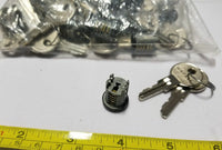 20 Pcs, Hafele 2-Key, Lock Plug, LP-320-KTO, 119TA, SKBAWA-B016