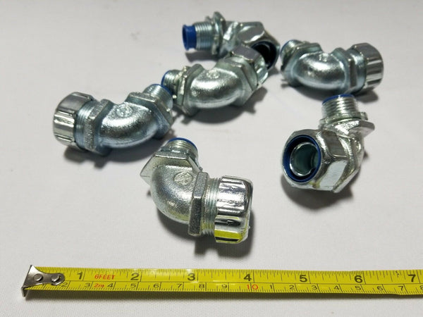 6pcs, Thomas&Betts 5352,1/2" Flexible, Metal Conduit, 90°, 5352, SKBAWA-B014