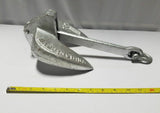 15 lb Aluminum Painted Cast Gray Iron Navy Anchor for Boats, SKBAWA-b534