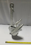 15 lb Aluminum Painted Cast Gray Iron Navy Anchor for Boats, SKBAWA-b534