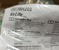 Box of 48, CareFusion, Air life, Adult Oxygen Mask with 7 ft Tubing, SKBAWA-s033