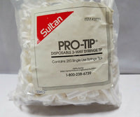 250pcs, Sultan 38001, Pro-Tip, disposable 3-way syringe tip, SKBAWA-s040