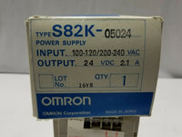 Omron S82K-05024 Power Supply 2.1A 24VDC, 240 VAC,  SKBAWA-B001