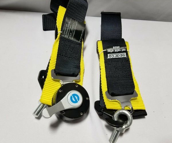 SPARCO FIA,  Standard 8854/98 FIA B-279 T/98 Seat Belts, Yellow,  SKBAWA-B005