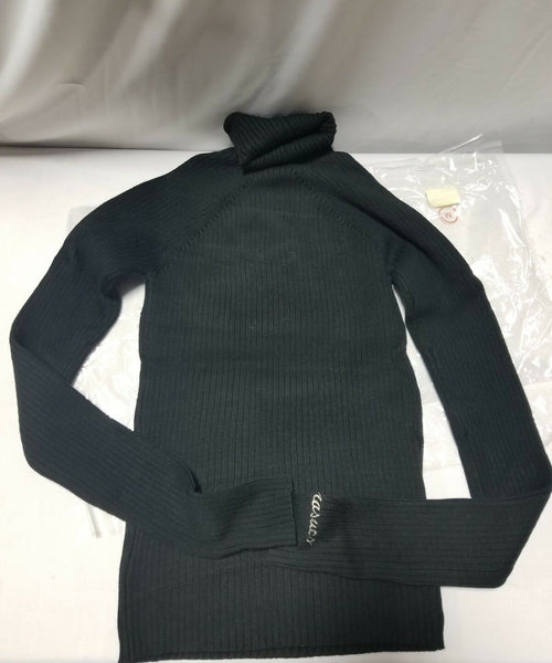 PARASUCO  Ladies TURTLE NECK RIB KNIT SWEATER- BLACK SIZE: M, SKBAWA-s026