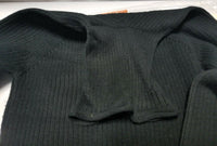 PARASUCO  Ladies TURTLE NECK RIB KNIT SWEATER- BLACK SIZE: M, SKBAWA-s026