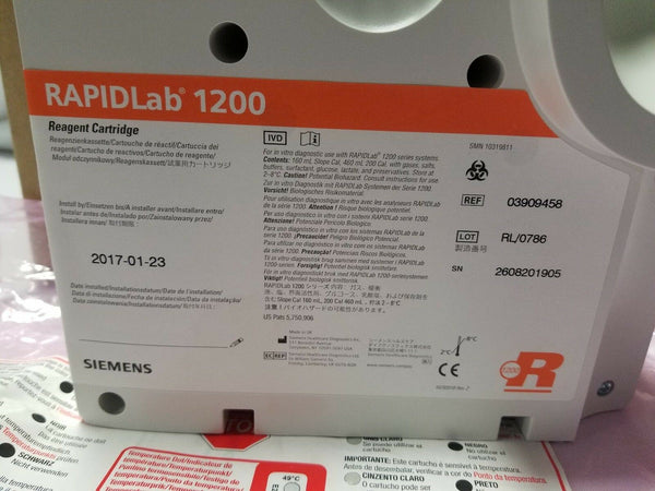 Reagent Cartridge Module Siemens RapidLab 1200, Reagent Cartridge, 03909458, RL/0786, SKBAWA-s0 ...