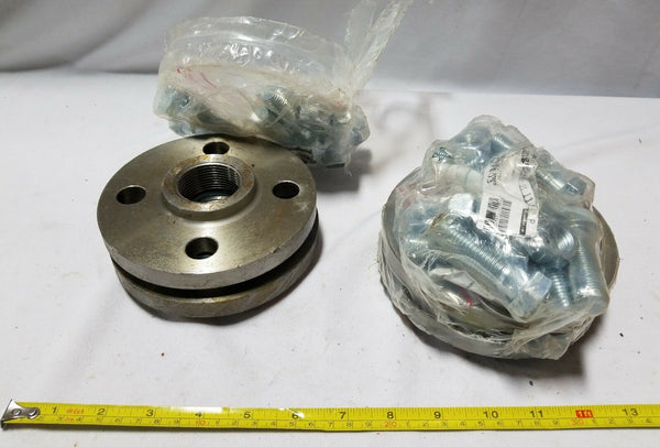 Lot of 2, Flange Set, 1 1/4" , Din2566, SKBAWA-b518