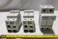 Lot of 3, Bussmann Fuse Holder, CHCC2D, 30A, 600V, SKBAWA-B013