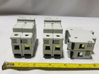 Lot of 3, Bussmann Fuse Holder, CHCC2D, 30A, 600V, SKBAWA-B013