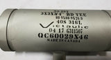 VICTAULIC QC60029X46, 3X3X3/4" RD TEE, 40S/316L, SKBAWA-B010