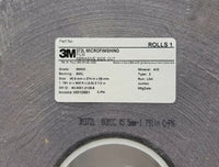 3M 372L MicroFinishing Film, 60-0001-2125-5, 1.791in×900ft, 80MiC,SKBAWA-s004