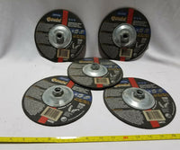 Lot of 5, Norton Gemini, Grinding Wheel, 7" × 1/8" × 5/8"-11, SKBAWA-nnnn