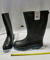 Women's size 9, Black & Blue, Rubber Boots, 089-9604-0, SKBAWA-s025