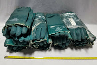 22 Pairs, Showa Best, Sanitized Gloves, 10in, L811-8, Green, SKBAWA-b113
