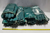 22 Pairs, Showa Best, Sanitized Gloves, 10in, L811-8, Green, SKBAWA-b113