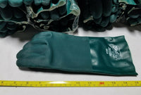 22 Pairs, Showa Best, Sanitized Gloves, 10in, L811-8, Green, SKBAWA-b113