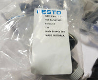 15 Pcs, Festo QBT-3/8-1/2-U, 533320, Male Branch Tee, B5, SKBAWA-b535
