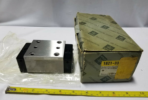 STAR 1821-332-10, Runner Block/Roller Rail, Linear Carrier, 35mm, SKBAWA-B558