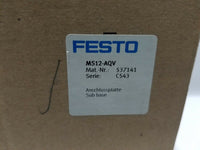 FESTO, MS12-AQV, Sub-base, 537141, C543, SKBAWA-B053