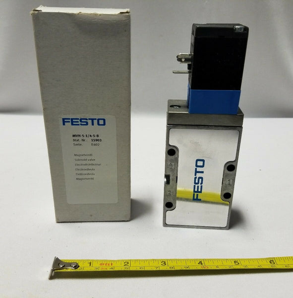 Festo, MVH-5-1/4-S-B, Solenoid Valve, 15903, E402, SKBAWA-B049