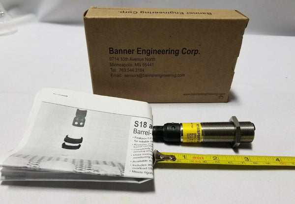 Banner Engineering, Photoelectric Sensor, M18SP6FF50Q, 50mm, 48671, SKBAWA-B025