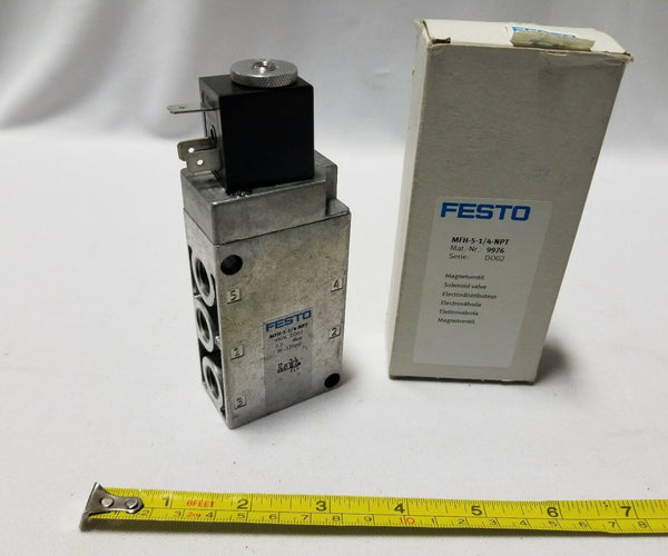 FESTO, MFH-5-1/4-NPT, 9976, Magnetventil, Solenoid Valve, SKBAWA-b536