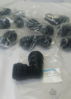 Lot of 10 (Ten) Festo CQL-18, 177693, Push in L Connector, SKBAWA-b535