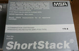 6 pcs, MSA 815188 OV & Acid Gas Cartridge, Short Stack P100 Filter SKBAWA-s035
