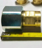 5 pcs Dixon Valve, 6WF6-B-HN W, 1.92" Brass HexNut Female Coupler, SKBAWA-B030