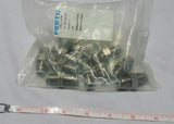 Pack of 10, Festo, Qbs-1/4t-u, Bulkhead Unions, 564750, SKBAWA-b039