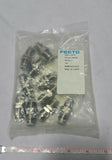 Pack of 10, Festo, Qbs-1/4t-u, Bulkhead Unions, 564750, SKBAWA-b039