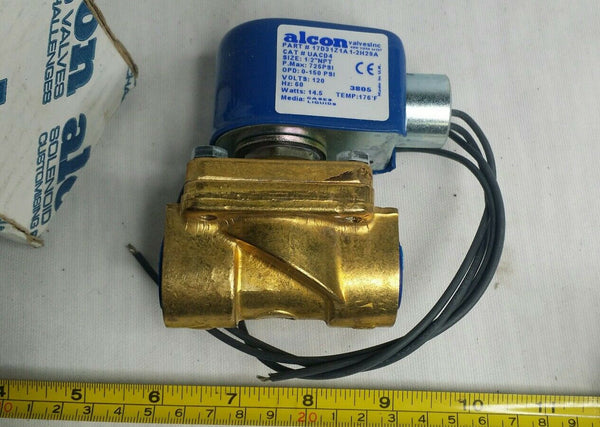 Alcon 17D31Z1A1-2H29A UACD4, 1/2", 2 Way Solenoid Valve,150PSI,120v, SKBAWA-b505