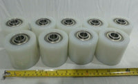 9pcs U&J, Nylon Rollers w/Bearing, 3" x 3", PVC, 6303ZV C3, SKBAWA-b076