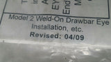 Premier Manufacturing, no. 2, Weld On Drawbar Eye, 2" I.D., SKBAWA-b501