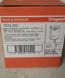 PASS & SEYMOUR , 7832-MD, 30AMP, 600V, 2P, 1PH, MOTOR CONTROLLER, SKBAWA-B040