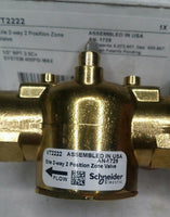 Schneider Electric, VT2222, ZONE VALVE, 2 WAY, 1/2" NPT, 2.5 CV, SKBAWA-b030