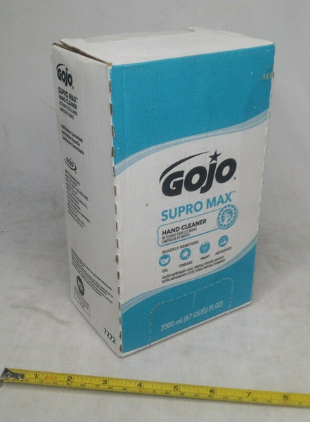 Lot of 2, GOJO, 727204CT, Supro Max Hand Cleaner, 2000mL Pouch, SKBAWA-b038