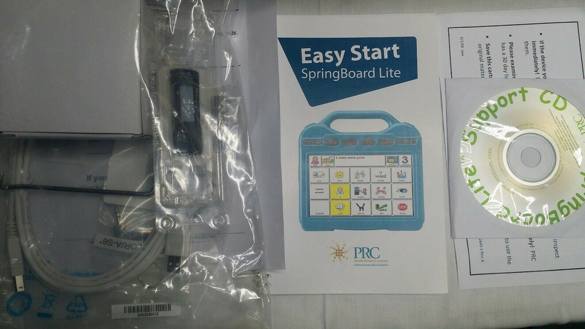 Prentke Romich, AAC, Springboard Lite, Communication Speech Device Tab ...