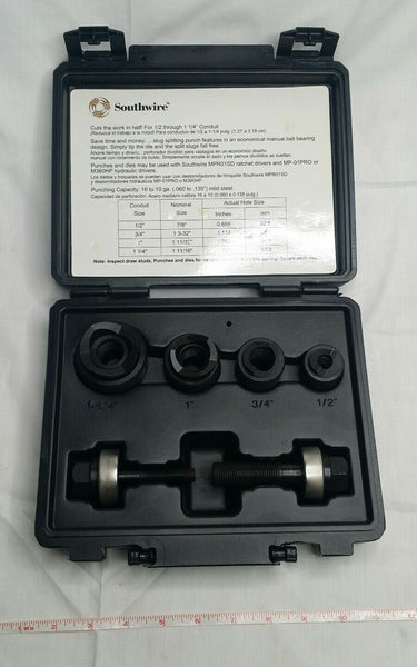 Southwire, KOKIT6, Knockout Punch Kit, 6-Piece, 1/2" To 1-1/4", SKBAWA-b098