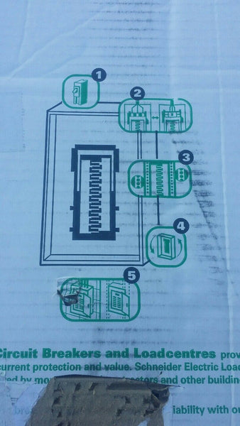 Schnieder Electric, Circuit Breaker Load Centre, 30 sp, 60 cir, SKBAWA-nnnn