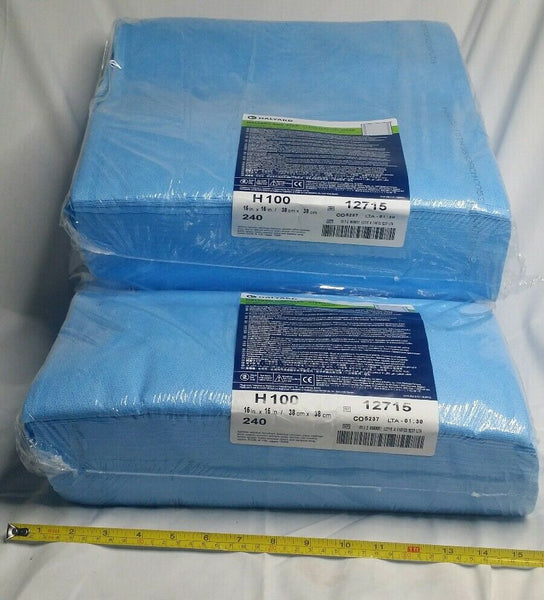 480pcs, Halyard, 12715 (15x15") One-Step, H100, Sterilization Wrap, SKBAWA-s037