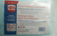150pcs, Ultra-Blok, 17 X 24, Absorbent Underpads, Disposable ,SKBAWA-000