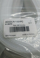 72yds AD22LN-1-01PC, 1"Plain Stiff Crinoline Horsehair Fabric Braid, skbawa-b083