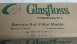 GLASFLOSS, POLYESTER, SERVICE ROLL Filter Media, 30" X 240" X 1", SKBAWA-000