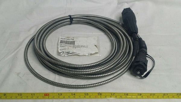 FCP7551-10, SM OS2, 2 fiber, Optic, Armoured, 10 Meter, Cable Assy, Skbawa-b022