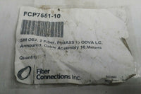 FCP7551-10, SM OS2, 2 fiber, Optic, Armoured, 10 Meter, Cable Assy, Skbawa-b022