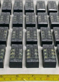 Lot of 20, RQKj, TB-1503, Fixed Barrier, 15A 3 Pole Terminal Block, SKBAWA-b095