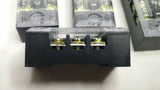 Lot of 20, RQKj, TB-1503, Fixed Barrier, 15A 3 Pole Terminal Block, SKBAWA-b095